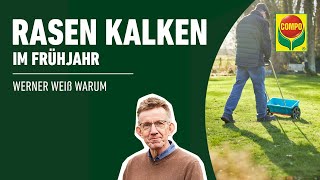 Rasen kalken im Frühjahr  COMPO [upl. by Oicirbaf]