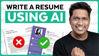 How to Write a Professional Resume 📄 Using AI  2024 [upl. by Knowlton]