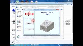 install driver printer fujitsu fp 1000 [upl. by Akemahc]