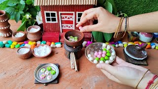 Miniature Dango  Chewy Japanese Dumplings  Mitarashi Dango  Hanami Dango  Tiny Miny Kitchen [upl. by Norrag]