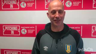 Mark Fretwell speaks after a 10 win over Hepworth United [upl. by Aneret]