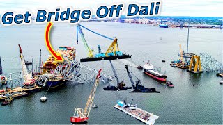 HOW Will They Move Key Bridge Off MV Dali Ship [upl. by Zsa Zsa67]