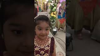 Holud ceremony at khulshi convention centre cute creationstory love cutibaby girllovely song [upl. by Aruat57]