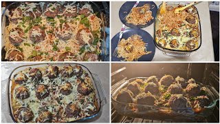 How To Make Baked Spaghetti And Meatballs  The Best Baked Spaghetti And Meatballs Iramsabafood [upl. by Nnaeinahpets]