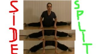 Side Split How To Do the Side Split Stretching Strengthening Martial Arts Training [upl. by Lombard]