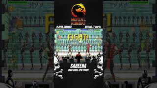 SAREENA VS HUMAN SEKTOR  MORTAL KOMBAT TRILOGY  HIGH LEVEL EPIC FIGHT arcadegame mkgames [upl. by Acisseg]