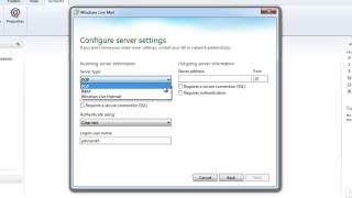 Support Help How to set up your email in Windows Live Mail [upl. by Yelsgnik894]