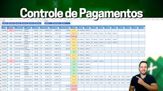 Planilha de Controle de Pagamentos no Excel  A prazo À vista e Parcelado [upl. by Okiruy]