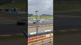 GINETTA RACE  SPIN CONTACT AND GOOD CRASH AVOIDANCE ginetta motorsport shorts [upl. by Laden]