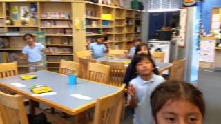 2nd Graders Dancing and Singing to the Dot Song [upl. by Ailis]