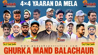 Ghurka Mand Balachaur Cricket Tournament 2024  Surjitsinghsandhu89 [upl. by Karr650]