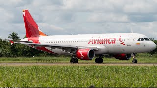 AVA4849 A320 Avianca procedente de SKBO BOG a IBE SKIB Aterrizó a las 1641 PM 🟢🇨🇴 N411AV [upl. by Nomla]