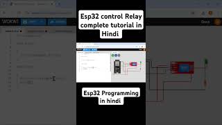 Esp32 control Relay tutorialyoutubeshortsshortsvideoshortsfeedarduinoesp32 [upl. by Alika]