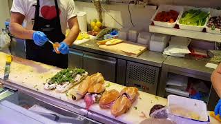 Italian street food in Sicily  Best Panini at Borderi Siracusa [upl. by Slaughter463]