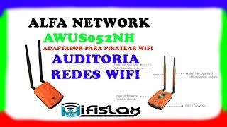 ANTENA WIFI USB LARGO ALCANCE PARA AUDITORIA Chipset Ralink RT3572 [upl. by Lyrak]