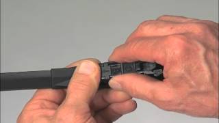 TRICO Ice  Pinch Tab Button  Wiper Blade Installation Video [upl. by Enyluqcaj]