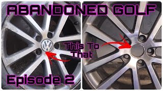 Cheap and Easy DIY Wheel Refurb  Restoring Diamond Cut Alloy Wheels [upl. by Noemi]