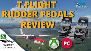 TFRP RUDDER PEDALS  Xbox amp PC  Thrustmasters entry level product is reviewed in MSFS [upl. by Aiciruam262]