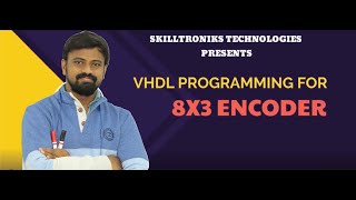 VHDL Programming for Octal to Binary8x3 Encoder DSDDICA LAB [upl. by Hali970]