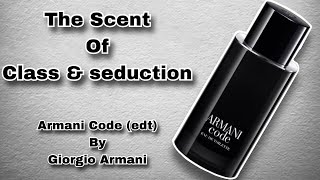 New Armani Code edt by Giorgio Armani  South African YouTuber [upl. by Eibbed]