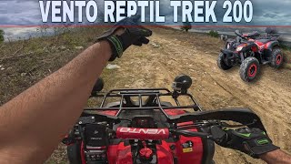 PRUEBA de MANEJO VENTO REPTIL TREK 200  vale la pena este CUATRIMOTO atv [upl. by Spieler676]