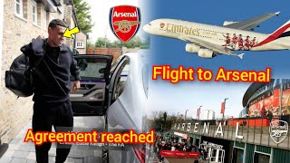 BREAKING NEWS✅ Mikel Morino Jet to Arsenal🔥 arsenal 2nd signing🤝 medical Confirmed🔥 arsenal news now [upl. by Uyekawa]