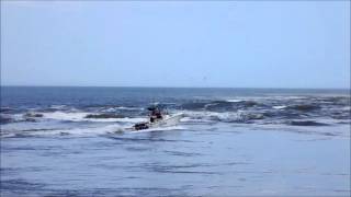 Indian River Inlet after the old bridge pylons came down [upl. by Ennaoj]