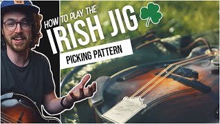 Irish Jig Picking Pattern  Mandolin Lesson [upl. by Camfort216]