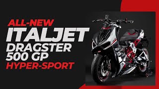 All New Italjet Dragster 500 GP Hyper Sport Specs Features Availability Release Date [upl. by Annwahs]