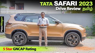 Tata Safari 2023  Full Review  Tamil Review  MotoWagon [upl. by Kcir]