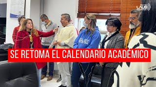 Levantamiento suspensión calendario académico [upl. by Adnhoj]