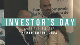 Bento Investors Day 2024  26 septembrie  The Marmorosch Bucharest Autograph Collection [upl. by Virnelli]