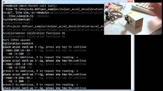 Accelerometer calibration routine for AVR Atmega Arduino and other micro [upl. by Fletcher768]