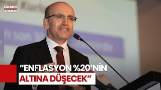 Bakan Şimşek 2025te enflasyon güçlü bir şekilde düşecek [upl. by Skell]