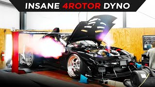 THE BEST SOUNDING ENGINE EVER  4ROTOR DYNO RUN FOR 1200HP  TOYOTIRES  4K60 [upl. by Eelano175]