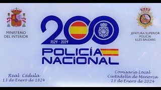 200 Aniversario Policía Nacional Ciutadella de Menorca [upl. by Noyad]