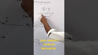 Lens makers formula derivation [upl. by Alrahs934]