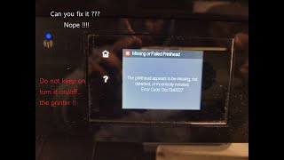 do not even try to fix HP 950 printhead  missing or failed printhead [upl. by Neira513]