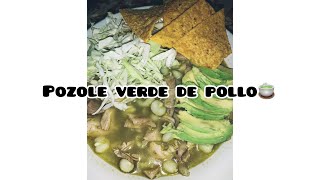 Pozole verde de pollo🍵 [upl. by Aiynat564]