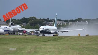 Boeing 737 MAX Airshow Demonstration  Farnborough [upl. by Cohligan84]