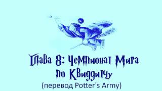 Гарри Поттер и Кубок Огня 08 Чемпионат Мира по Квиддитчу аудиокнига перевод Potters Army [upl. by Naed556]