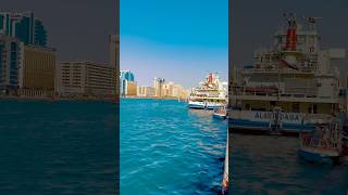 Beautiful Abra Beach in Dubai 💥💫💫 shorts travel dubai beach [upl. by Arrehs]