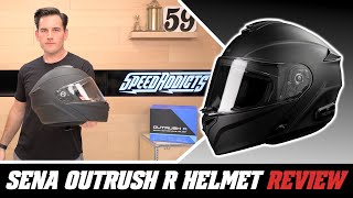 Sena OUTRUSH R Helmet Review at SpeedAddictscom [upl. by Meeks]