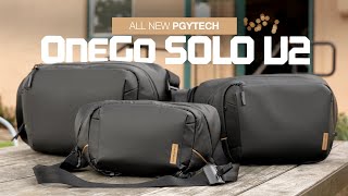 PGYTECH OneGo Solo V2  3 Sling bag sizes for all your gear [upl. by Ylrebmyk]