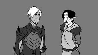 youre in love  da2 banter animatic fenris romance [upl. by Attiuqahs596]