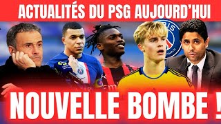 🔴🔵URGENT LE PSG ANNONCE LARRIVÉ DUN NOUVEAU JOUER ATUALITÉS ACTUALITÉ DU PSGACTU PSG ACTU FOOT [upl. by Yenittirb]