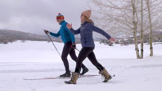 How to Cross Country Ski A Beginner’s Guide  Part 2  PSIAAASI [upl. by Bensky]