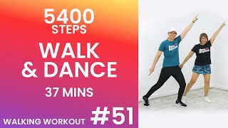 SUPER FUN DANCE CARDIO with MOM • 5400 Steps • 128160 BPM • Walking Workout 51 • Keoni Tamayo [upl. by Arihsay]