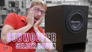 Krasser XXL Subwoofer selbstbau  Der reißt das Haus ab  1 [upl. by Nerrak]