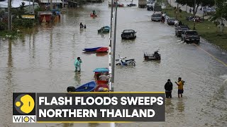 WION Climate Tracker Storm Mulan triggers flash floods in Thailand  International News [upl. by Plossl]